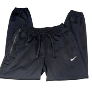 Nike Dri Fit Black Jogger Sweatpants Athleisure Athletic Comfort Pull On women L